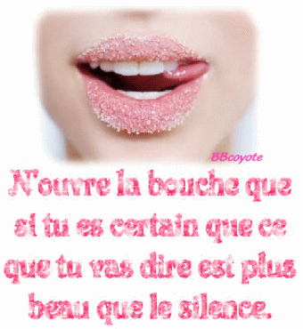  Le silence est d'or